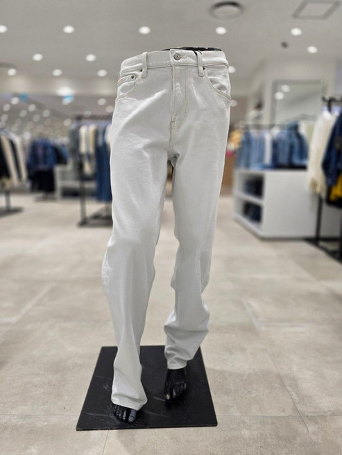 캘빈클라인진 CALVIN KLEIN JEANS 캘빈클라인 진 남성 90 S 스트레이트핏 라이트 그레이 데님 팬츠 4RC747G-XQB