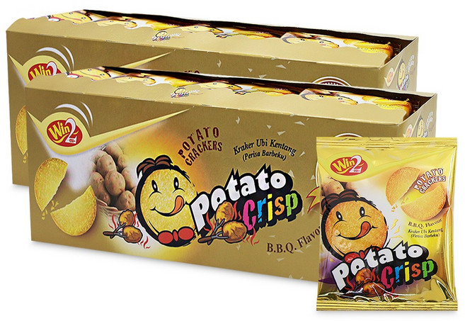 포테이토 크리스프 바베큐+바베큐, 780g, 2개
