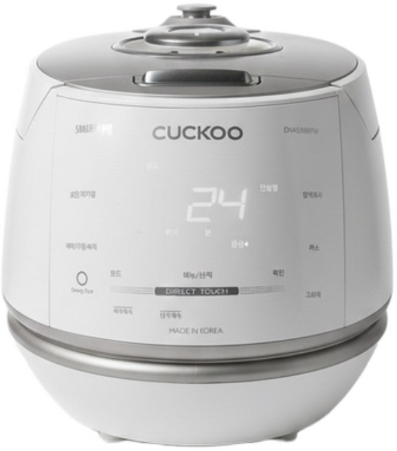 [6인용]쿠쿠 스텐 내솥 올스텐IH 메탈릭에코 밥솥 6인용 CRP-DHAS069FW/FB, CRP_DHAS069FW
