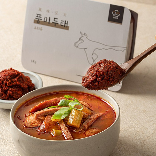 [한숟가락의 마법] 풍미두태 완성형 소기름 두태기름 정제, 1kg, 1개