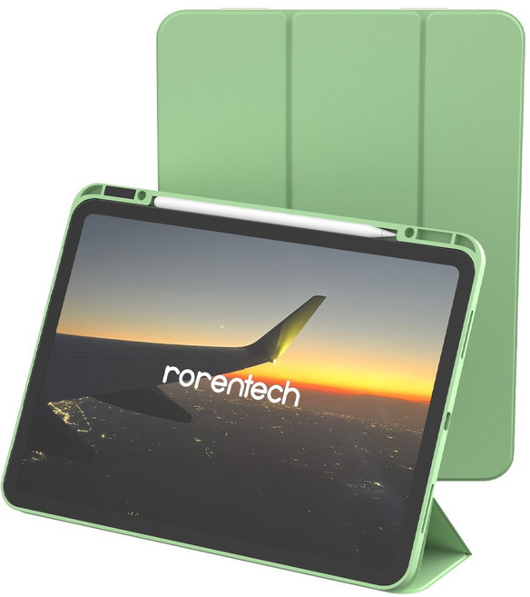 로랜텍 실코 애플펜슬 스마트풀커버 아이패드 케이스, 아보카도, 1개