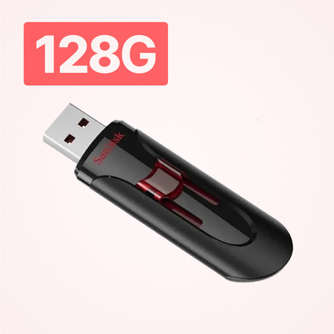 샌디스크 크루저 글라이드 CZ600 USB 3.0 메모리, 128GB