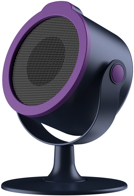 PTC 써큘레이터형 헤드 온풍기, 그레이