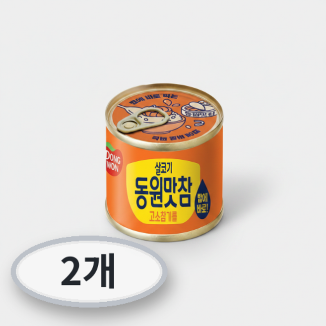 동원 살코기 맛참 고소참기름, 90g, 2개