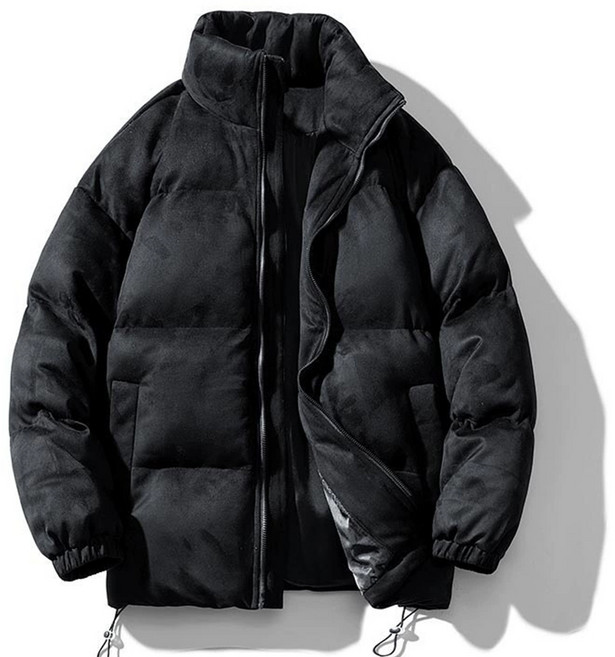 민트스쿨 스웨이드패딩 푸퍼 겨울 패딩 점퍼 빅사이즈 아우터