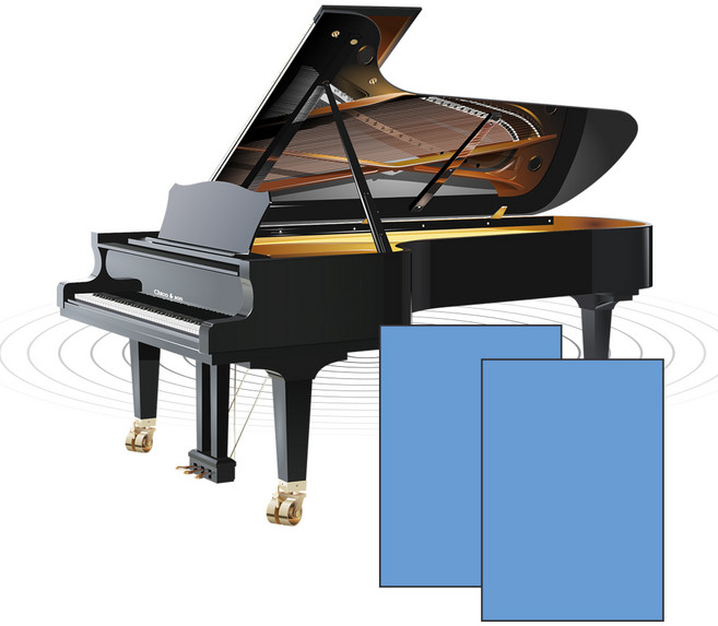 그랜드피아노 방음 흡음패드 차음패드 특허출원, 1개