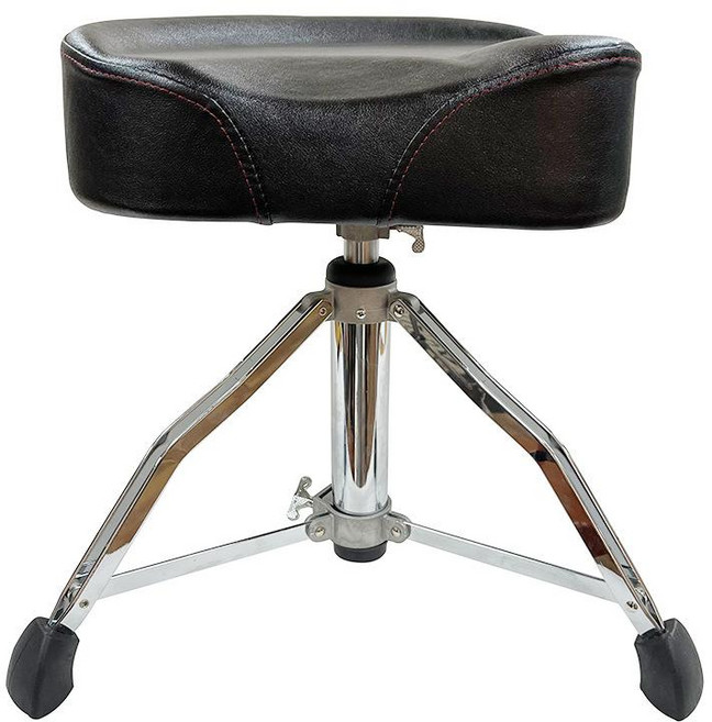 유압 리프팅 360도 회전 스툴 드럼 연주용 높이 조절 의자 공연용 연습용, 1개, 블랙