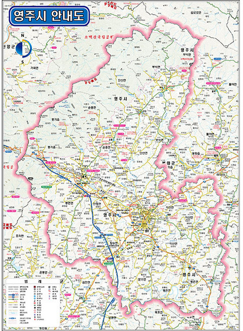 [대경지에스엠] 영주시 안내도(코팅), A1