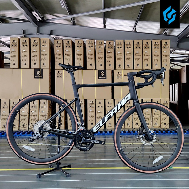엘파마 New 로드너 Gen. 2 로드 자전거 700C 싸이클 완성차 본사직판 픽업센터 수령, 매트블랙, 1개, 490cm