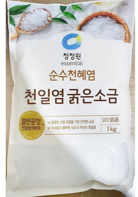굵은소금 (대상 1K)X12, 12개, 1kg
