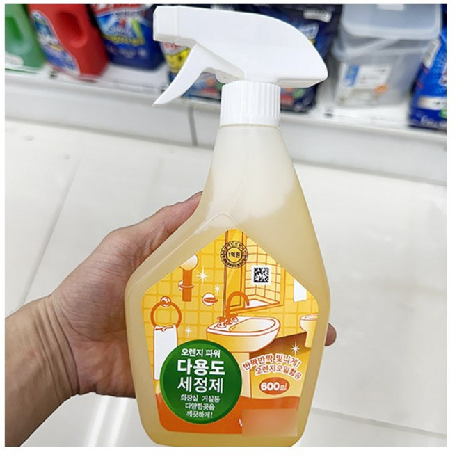 오렌지 파워 다용도 세정제, 3개, 600ml