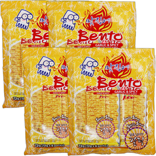 벤토 맛징어 갈릭앤스파이시, 4개