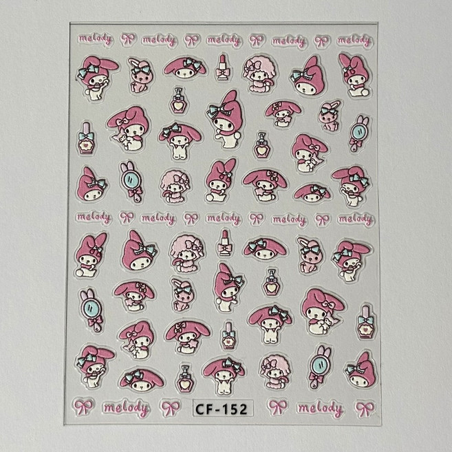 캐릭터 스티커 일본 애니 스티커, 1개, 마이멜로디