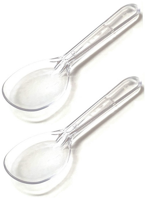 아이스크림스푼(소) 벌크포장 8.5cm, 1000개입, 1개, 투명