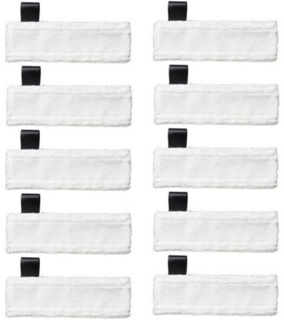 솔리템 카처 Karcher 스팀청소기 SC1 SC2 SC3 SC4 SC5 호환 물걸레, 10개, 스팀패드