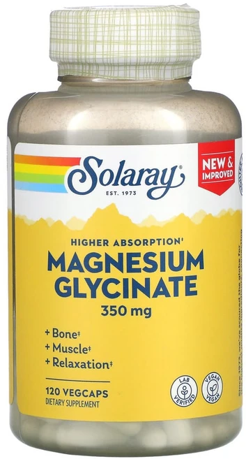 솔라레이 고흡수 마그네슘 글리실산 350mg 베지 캡슐 120정, SOR54901, 1개 - 쿠팡