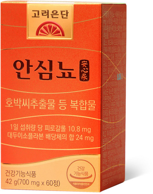 고려은단 안심뇨, 60정, 1개