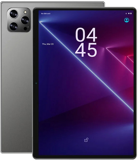 5G 프로 패드 10.1 인치 안드로이드 태블릿 구글 플레이 8 코어 8GB RAM 512GB ROM 1280x800 디스플레이 듀얼 SIM 와이파이 8000mAh, [01] TAB Standard, [03] 검정색