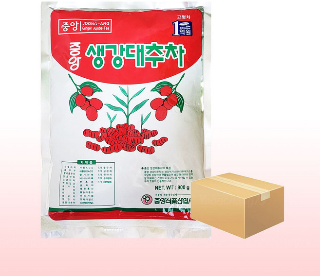 중앙 생강대추차 900g X 12개(1박스) 대추생강차 생강차 대추차, 1kg, 12개, 1개입