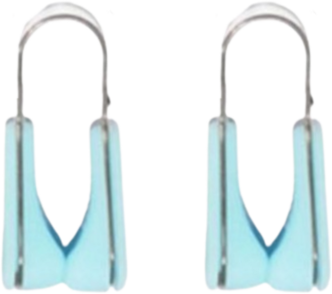 NOV- 콧볼 축소 집게 코 리프팅 콧대 높이기 기구, 2개, 기본형 (스카이)