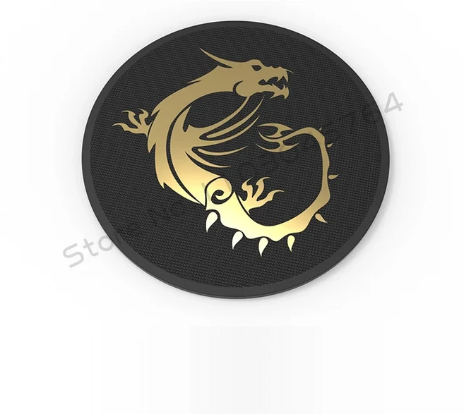 컴퓨터 케이스 팬 로고 스티커 ROG MSI AORUS Corsair 라벨 금도금 Paster PC 게이머 GPU 장식 액세서리 3, 02 MSI-3Pcs, 01 사양 4