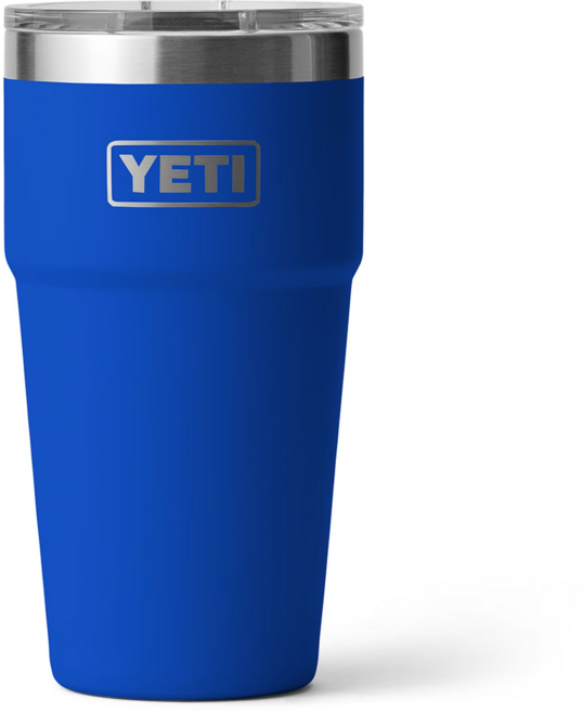 예티 Yeti 램블러 20oz 텀블러 스테인리스스틸 머그슬라이더 뚜껑 스테커블 머그컵, 1개, 591ml, ROYAL BLUE