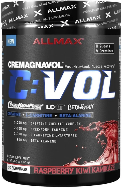올맥스 CVOL 크레아틴 라즈베리 키위, 1개, 375g - 쿠팡