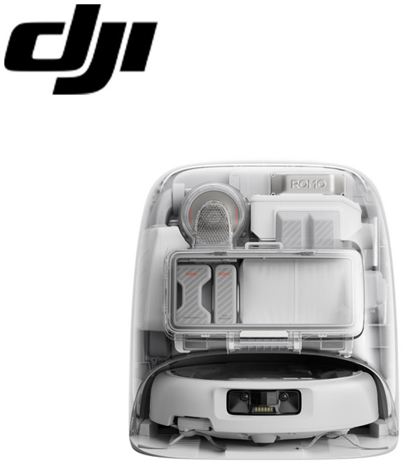 [DJI] ROMO P 로봇청소기 / 악세사리 키트 + 세정제 2종 증정 / 정품상품, 투명