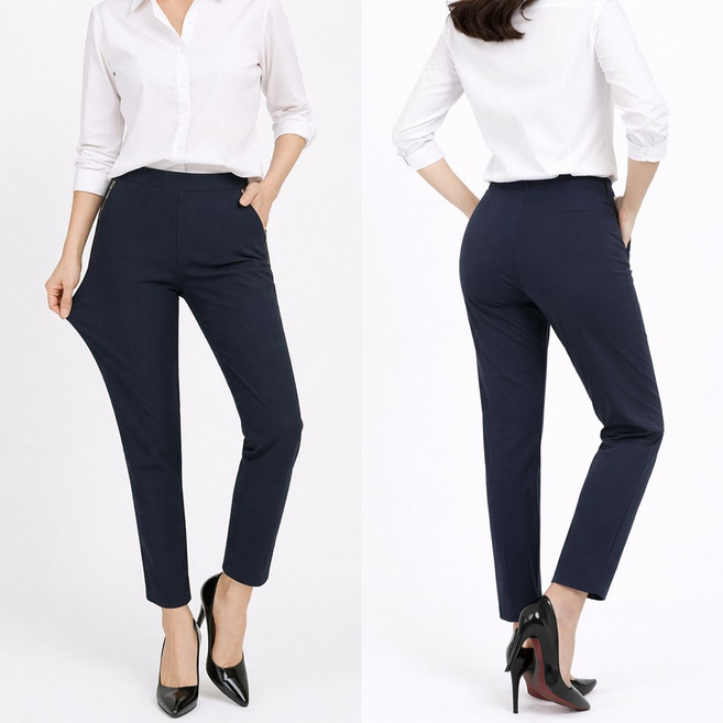 엔케이아울렛 [1+1]NKB여성스파이더바지 국산 여자 스판 밴딩 슬림핏 골프바지 등산복 빅사이즈