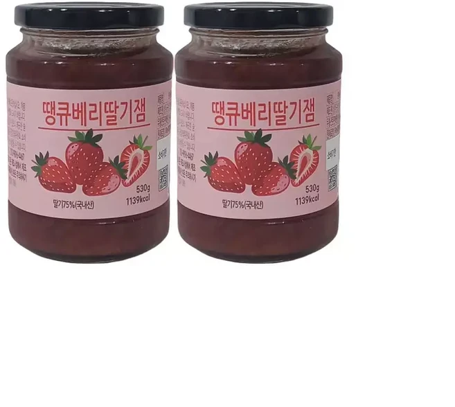 땡큐베리딸기잼 콩포트 530g 2병 상품 땡큐베리블루팜, 1개