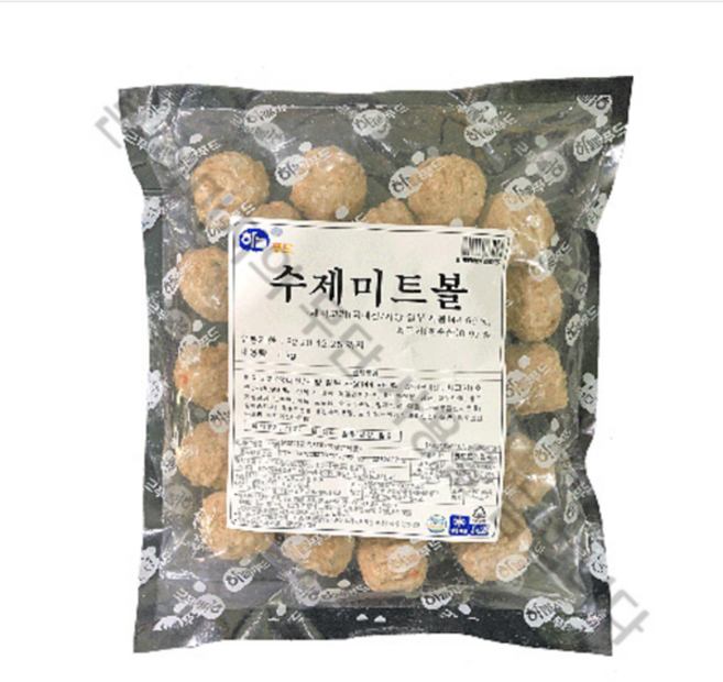 하늘푸드 수제미트볼, 1개, 1kg