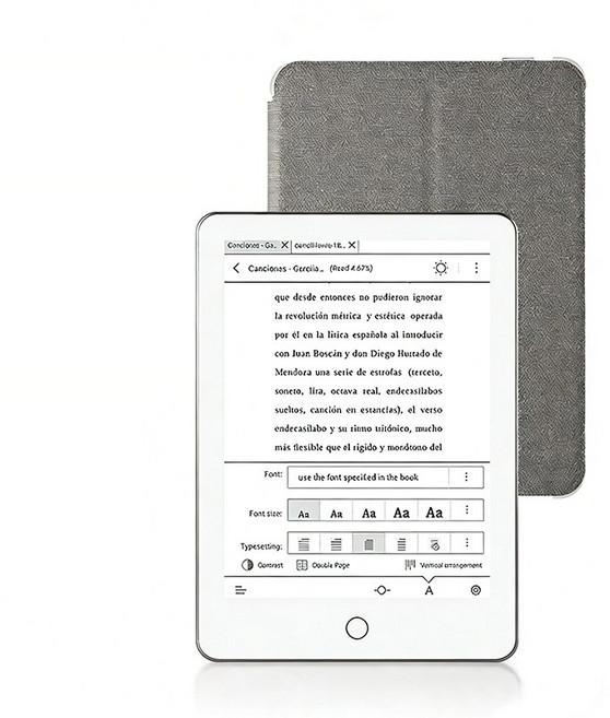 PYHO 전지책 리더 X7 Ebook reader 안드로이드 11 아이케어 6인치 잉크스크린, 1개, 흰색, X7(4G+64G)