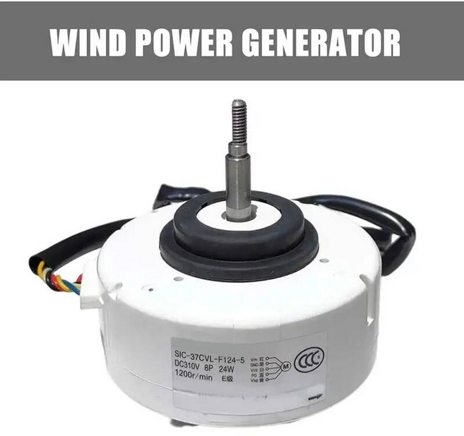 3 상 전기 풍력 터빈 발전기 DIY 브러시리스 전원 모터 AC/DC9V-72V 핸드 크랭크 수력 발전기 하이 퀄리, 1개