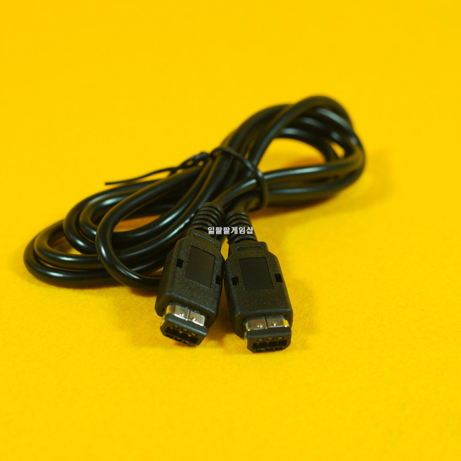 [188]닌텐도 게임보이 컬러 포켓 GBC GBP 통신 케이블 연결선 통신선 포켓몬 통신교환, 1개, 블랙, 통신케이블