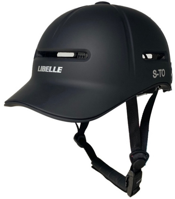 리벨르 자전거헬멧 S-TO 스토 블랙 외 4종 전동킥보드, 스토_블랙, 1개