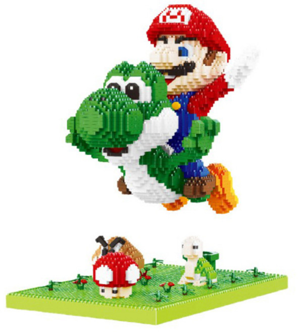 BEACON 초대형 나노블럭 플라잉 수리공, 혼합색상, 1개