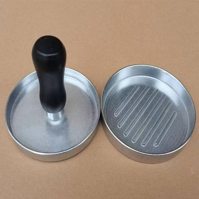 미니 햄버거 패티 누르개 메이커 떡갈비 수제버거 압축기, 9cm 블랙 핸들