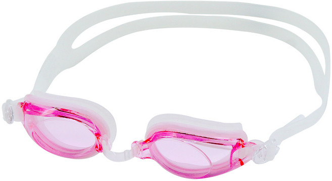 제프 국내제작 성인 아동 공용 물안경 UV자외선차단 안전성 시험 합격 아동물안경 성인물안경 김서림방지코팅 안티포그 수경 WS-106, 핑크, 1개