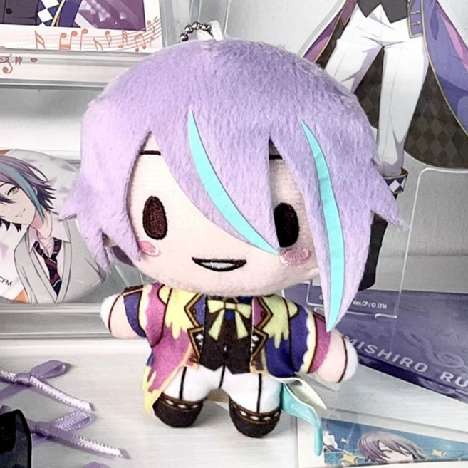 파우치 Sekai 배낭 인형 가방 박제 Akito 프로젝트 장식품 10cm Aoyagi 체인 Pjsk Shinonome 장난감 선물 펜던트 봉제 Toya, Rui, 1개