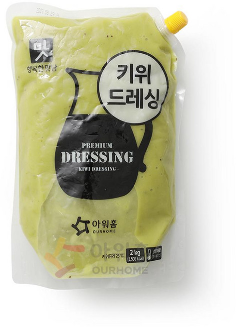 아워홈 행복한맛남 키위드레싱, 2kg, 3개