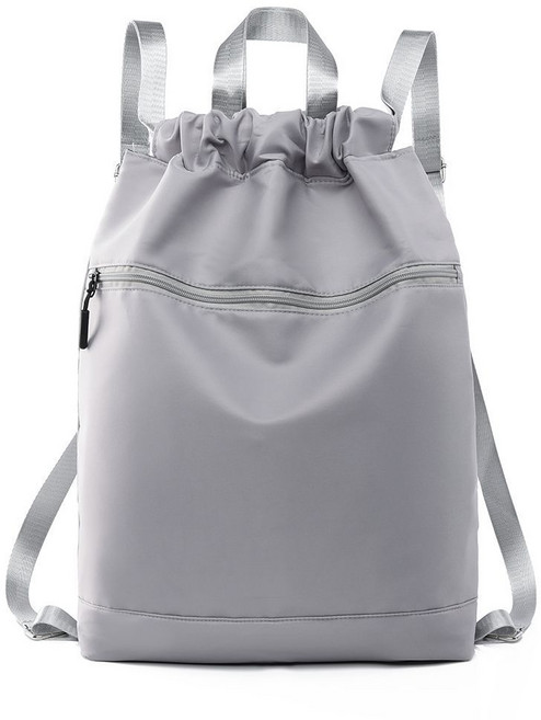 運動健身背包 防水布 韓國大容量大學生雙肩包, 1個, 灰色1824