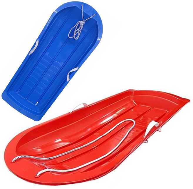 알라딘 스노우 눈 썰매 2인용 어린이 스키 갯벌 놀이, 1개