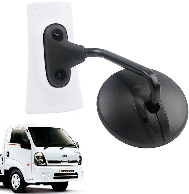 부착식 1way 1톤 화물차 보조미러, 1개, 봉고3, 1way 화이트