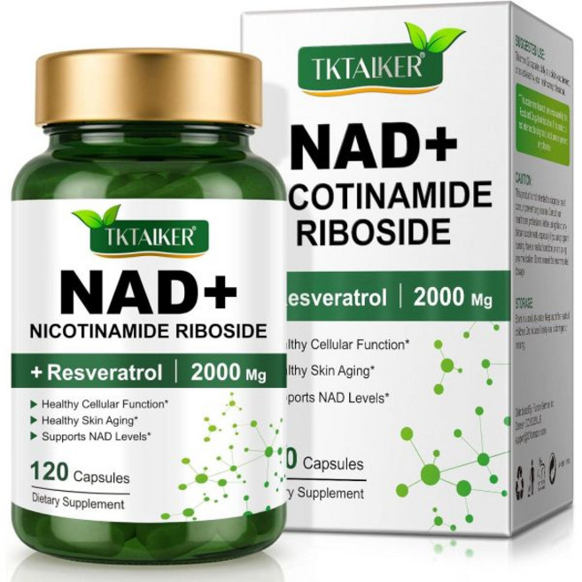 NAD+ Supplement 2000 mg Extra Strength for Women & Men-120p, 1개