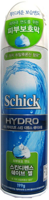 쉬크 하이드로 스킨 디펜스 쉐이브 젤, 199g, 1개