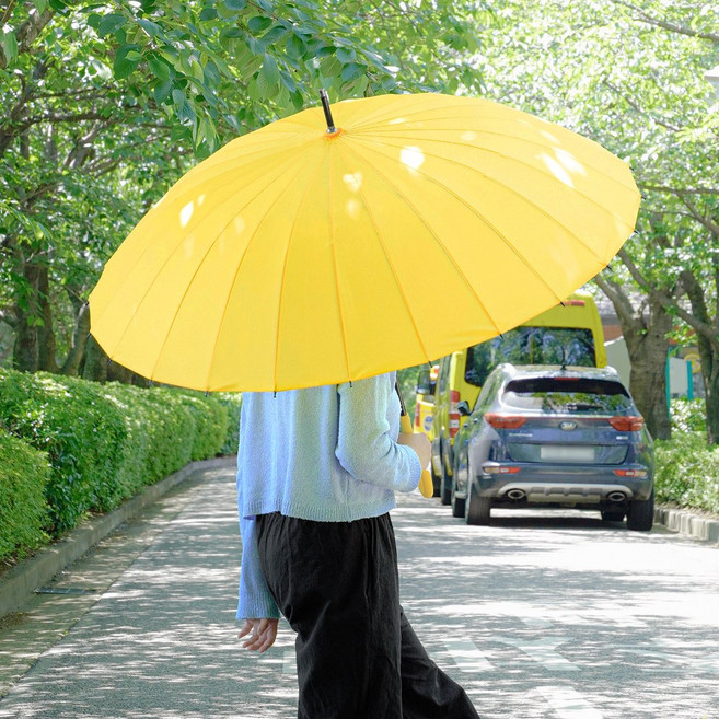 초대형 튼튼한 장우산 24살대 우산 장마용품 9color