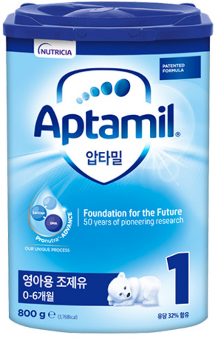 압타밀 프로누트라 어드밴스 분유 1단계, 800g, 1개