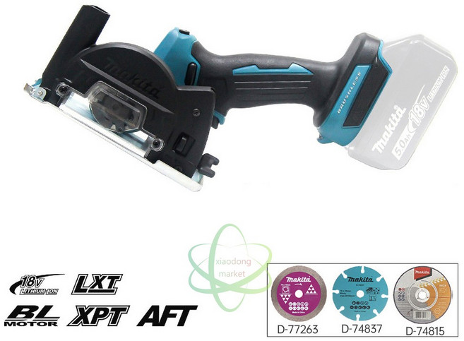 마끼다 무선 충전 소형 그라인더 18V DMC300, 1개, 베어툴(본체)