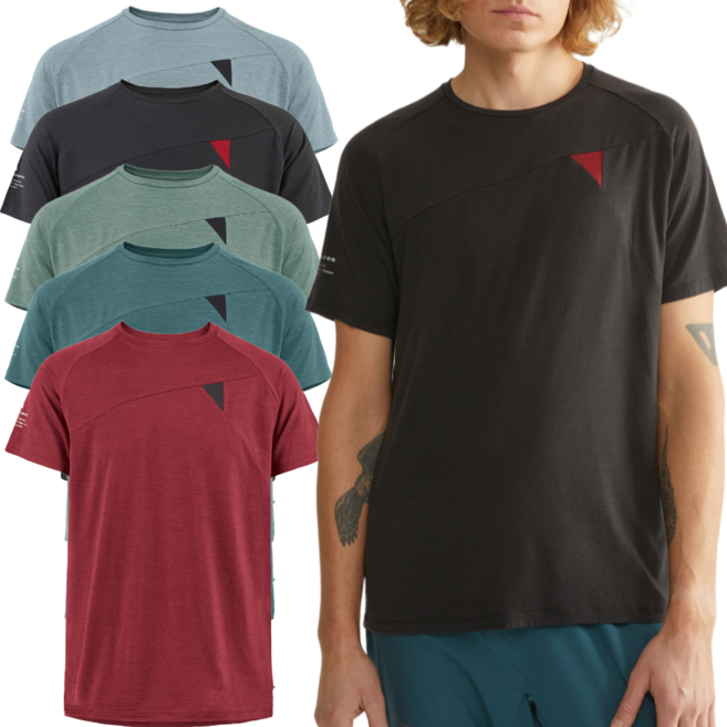 클라터뮤젠 파프네 SS 티 남성 울 기능성 반팔 티셔츠