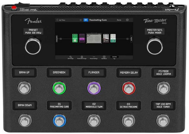 펜더 톤 마스터 프로 멀티이펙터 기타이펙터 TONE MASTER PRO, 1개